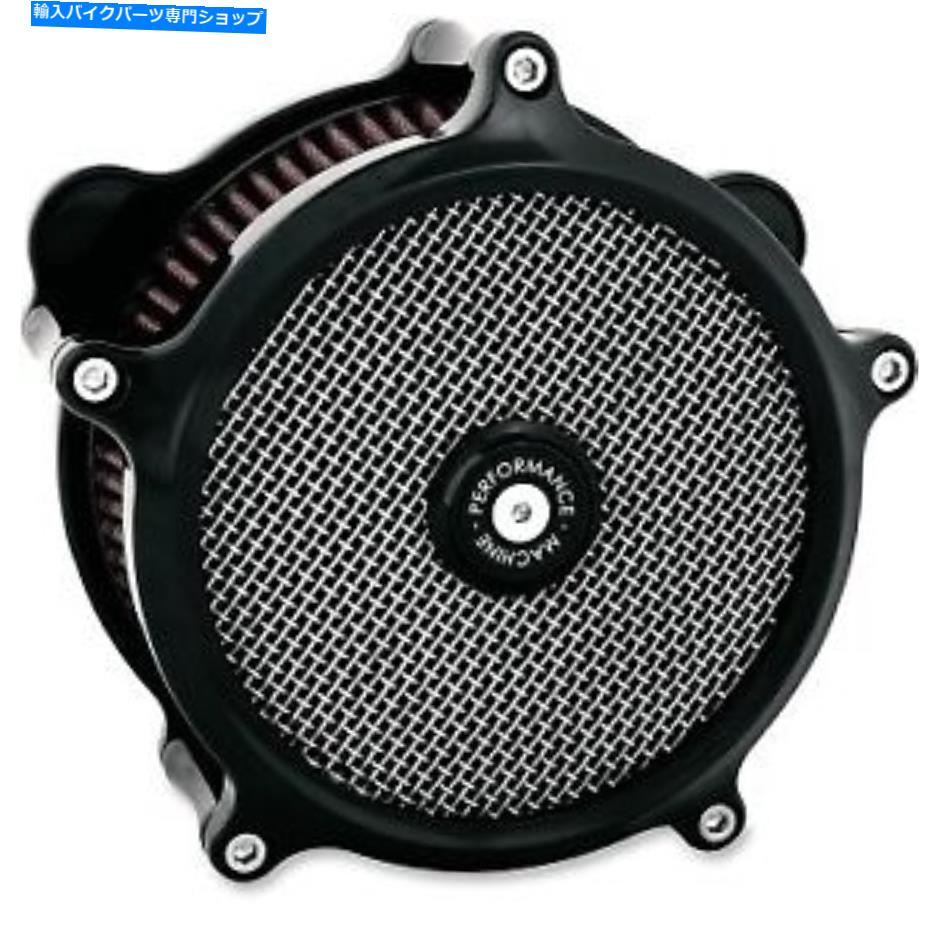 Air Filter 08-16ツーリング用のパフォーマンスマシンブラックスーパーガスエアクリーナー PERFORMANCE MACHINE Black Super Gas Air Cleaner for 08-16 Touring【並行輸入品】｜Us Custom Parts Shop USDM