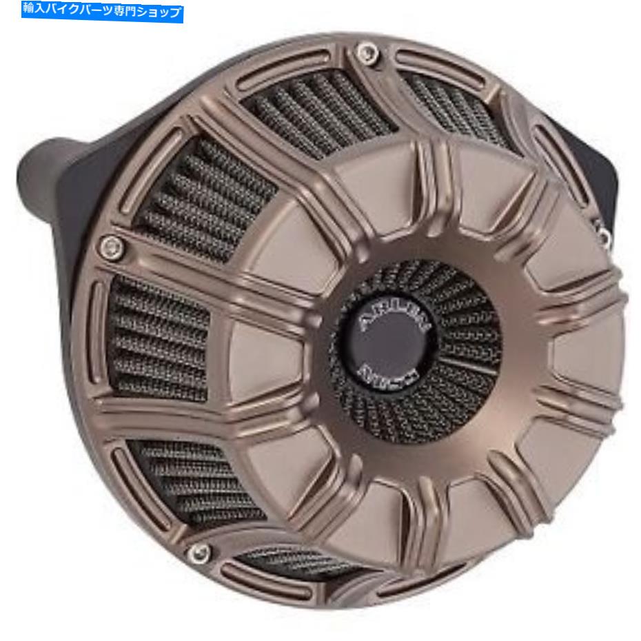 Air Filter Arlen Ness Titanium 10ゲージ逆シリーズエアクリーナーキットSportster 91-21 Arlen Ness Titanium 10-Gauge Inverted Series Air Cleaner Kit for Sportster 91-21【並行輸入品】