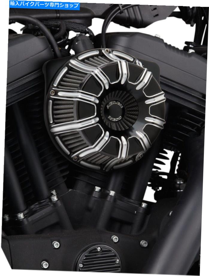 Air Filter Arlen Ness逆シリーズエアクリーナーキットVツインブラック10ゲージ18-945 Arlen Ness Inverted Series Air Cleaner Kits for V-Twin Black 10-Gauge 18-945【並行輸入品】