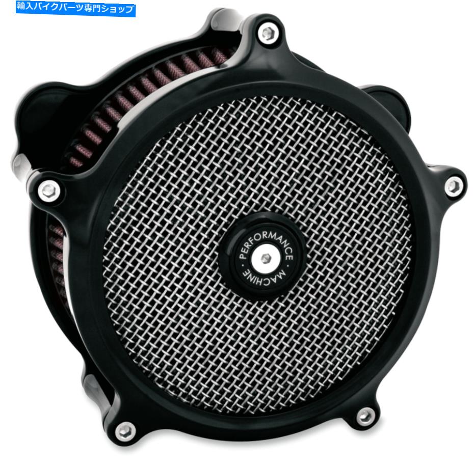 Air Filter パフォーマンスマシンスーパーガスエアフィルタークリーナーキット99-17ハーレーツーリングFLHX Performance Machine Super Gas Air Filter Cleaner Kit 99-17 Harley Touring FLHX【並行輸入品】