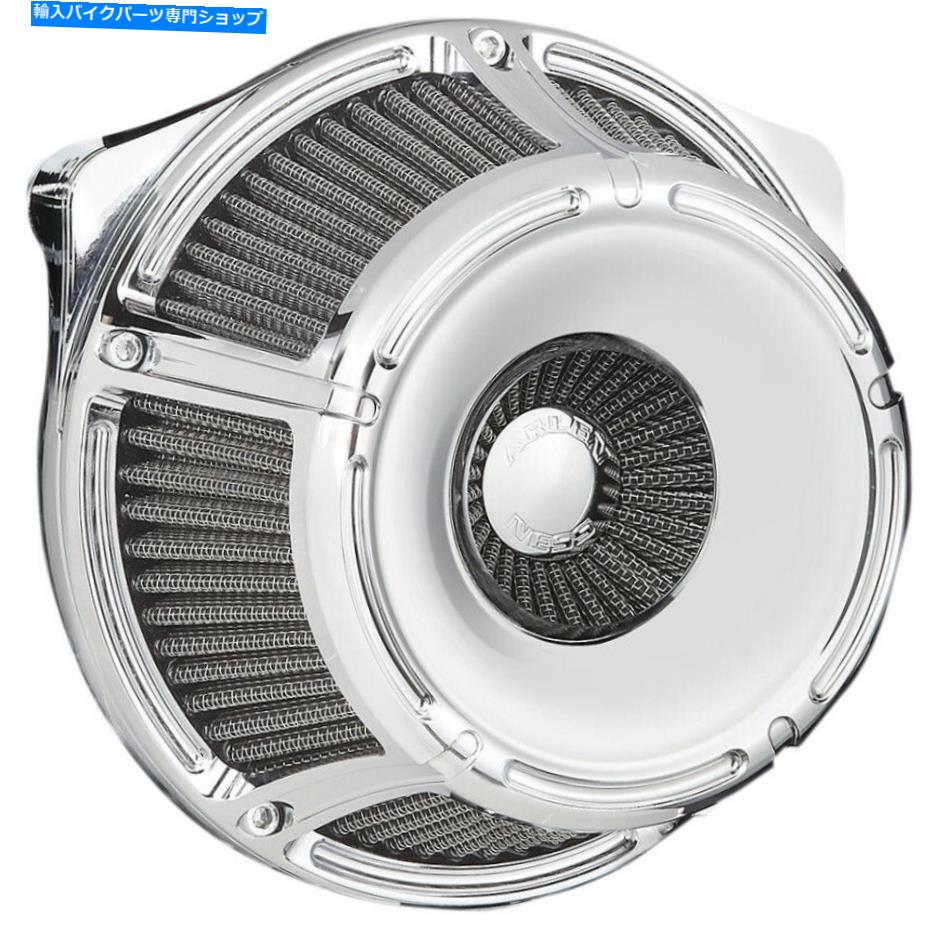 Air Filter アーレンネスクロムスロットトラックステージ1逆エアクリーナーミルウォーキー8 M8 17-19 Arlen Ness Chrome Slot Track Stage 1 Inverted Air Cleaner Milwaukee 8 M8 17-19【並行輸入品】