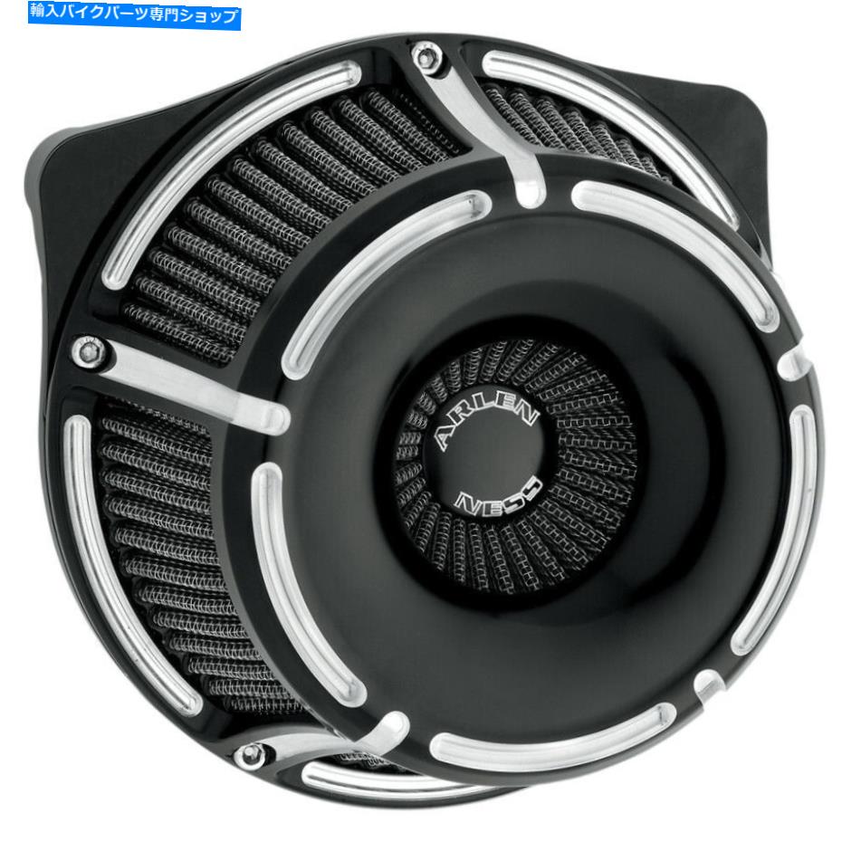 Air Filter アーレンネス逆スロットトラックブラックカットステージ1エアクリーナーハーレーXL 91-16 Arlen Ness Inverted Slot Track Black Cut Stage 1 Air Cleaner Harley XL 91-16【並行輸入品】｜Us Custom Parts Shop USDM