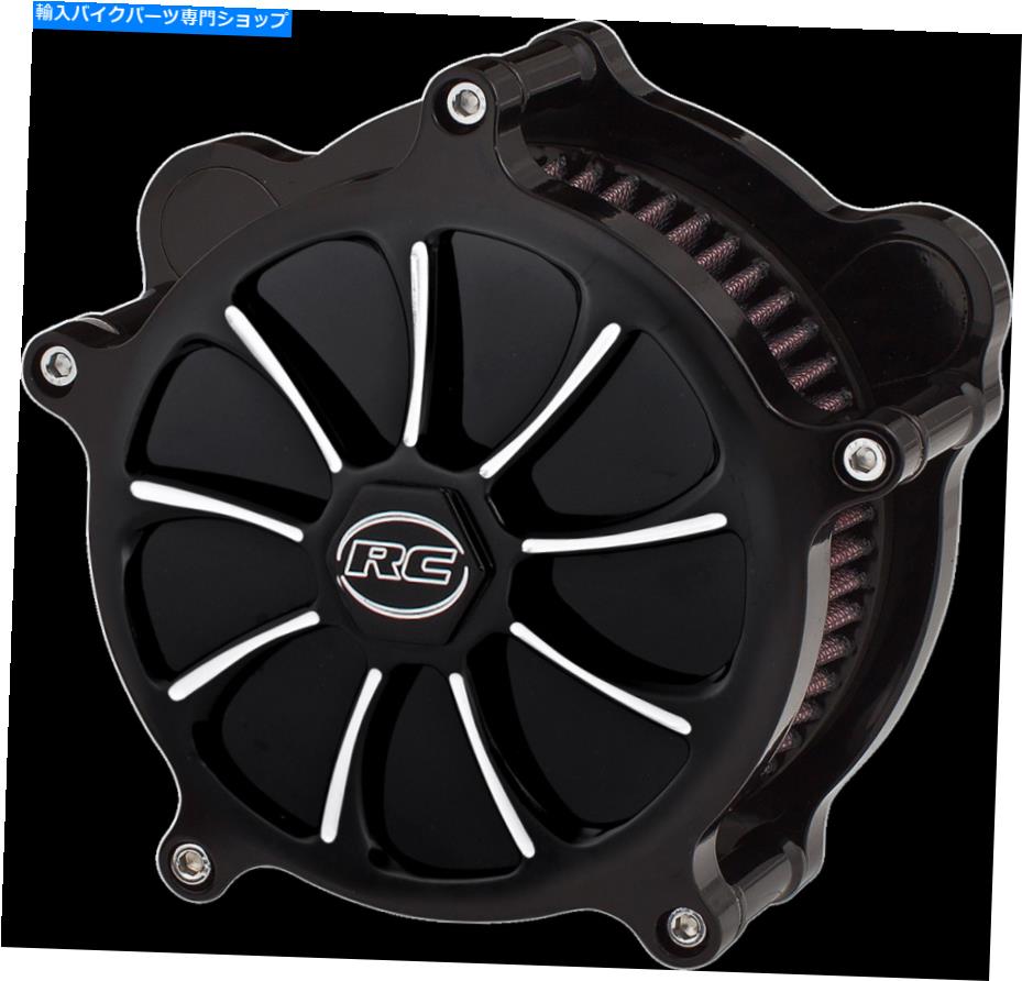 Air Filter RCコンポーネントブラックリボルトエアフィルタークリーナー17-19ハーレーツーリングFLHR FLTRU RC Components Black Revolt Air Filter Cleaner 17-19 Harley Touring FLHR FLTRU【並行輸入品】｜Us Custom Parts Shop USDM