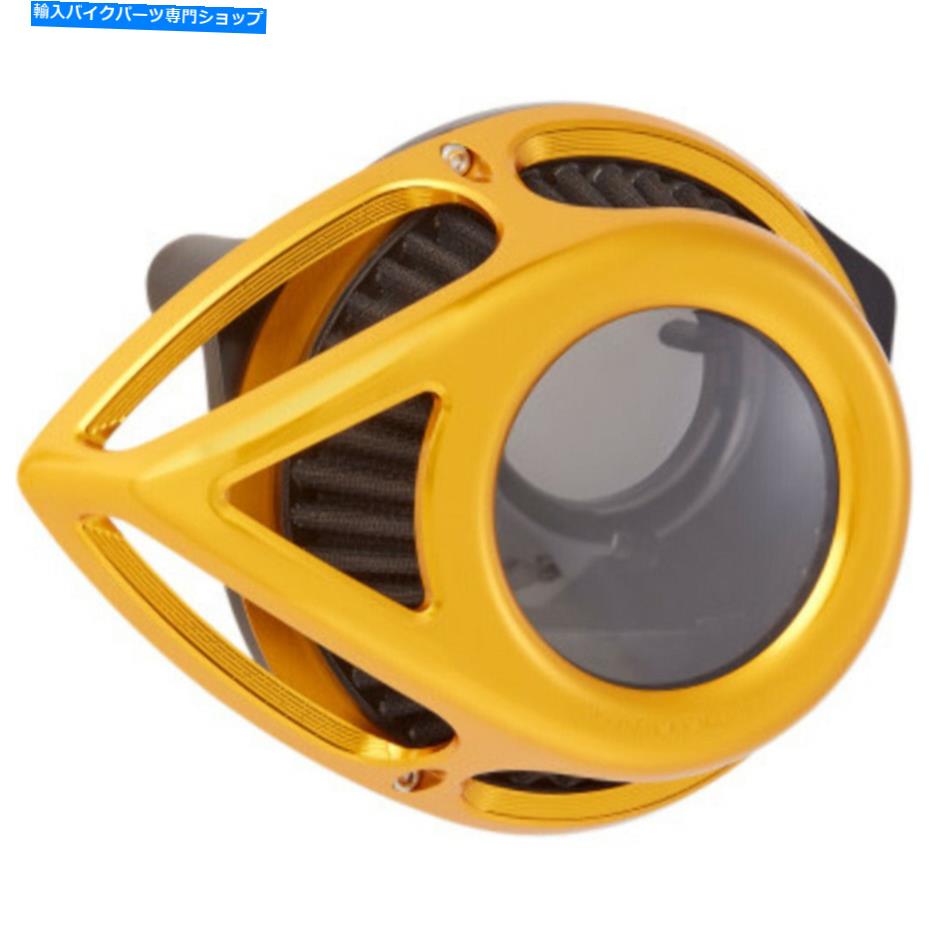 Air Filter Arlen Ness Gold Clear Tear Tear Eair Cleaner Filter Sucker Harley Touring Softail M8 Arlen Ness Gold Clear Tear Air Cleaner Filter Sucker Harley Touring Softail M8【並行輸入品】｜Us Custom Parts Shop USDM