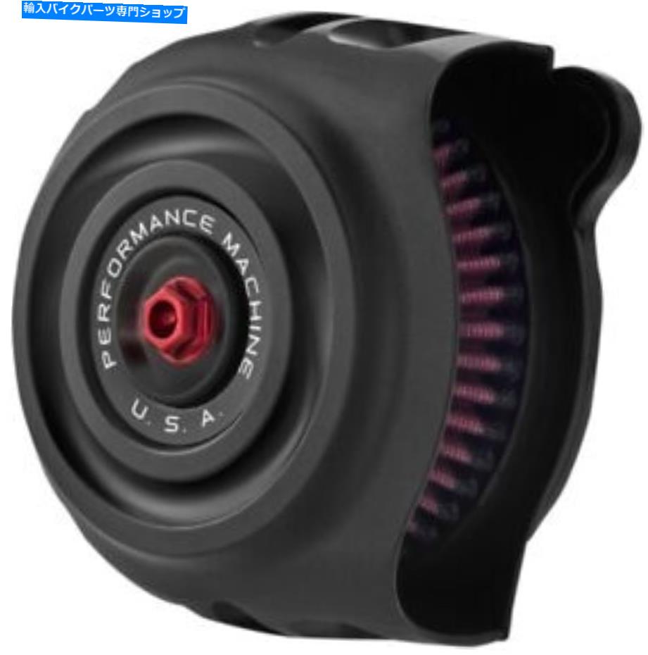 Air Filter パフォーマンスマシンヴィンテージHPエアクリーナーブラックオプスカットハーレーM8 17-up Performance Machine Vintage HP Air Cleaner Black Ops Cut Harley M8 17-Up【並行輸入品】
