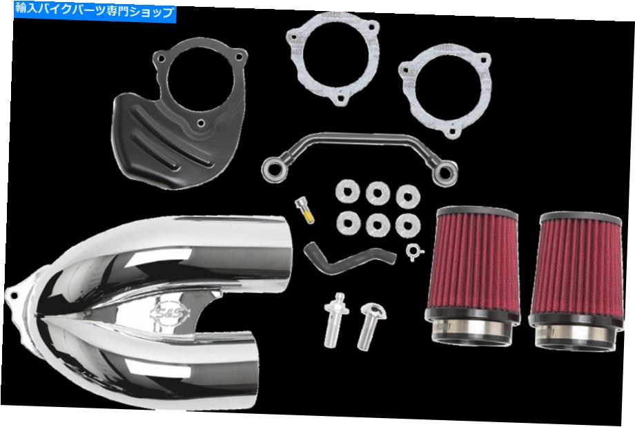 Air Filter S＆Sサイクルチューニング誘導エアクリーナー170-0566A S & S Cycle Tuned Induction Air Cleaner 170-0566A【並行輸入品】