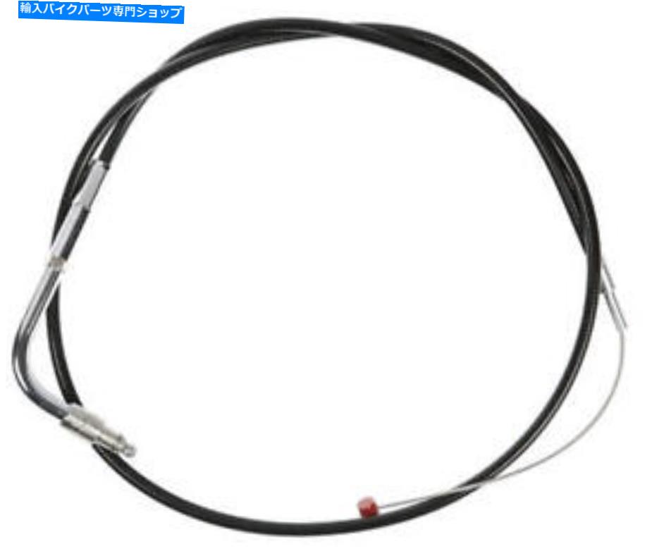 Cables バーネットプッシュアイドルケーブルブラック＃112662ハーレーデビッドソンダイナ Barnett Push Idle Cable Black #112662 Harley Davidson Dyna【並行輸入品】