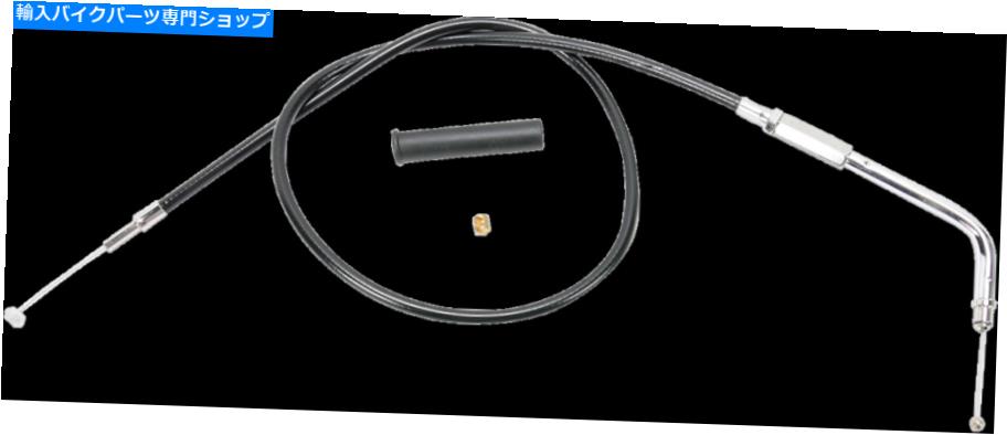 Cables ドラッグスペシャリティ0650-0324ブラックビニールスロットルケーブル Drag Specialties 0650-0324 Black Vinyl Throttle Cable【並行輸入品】