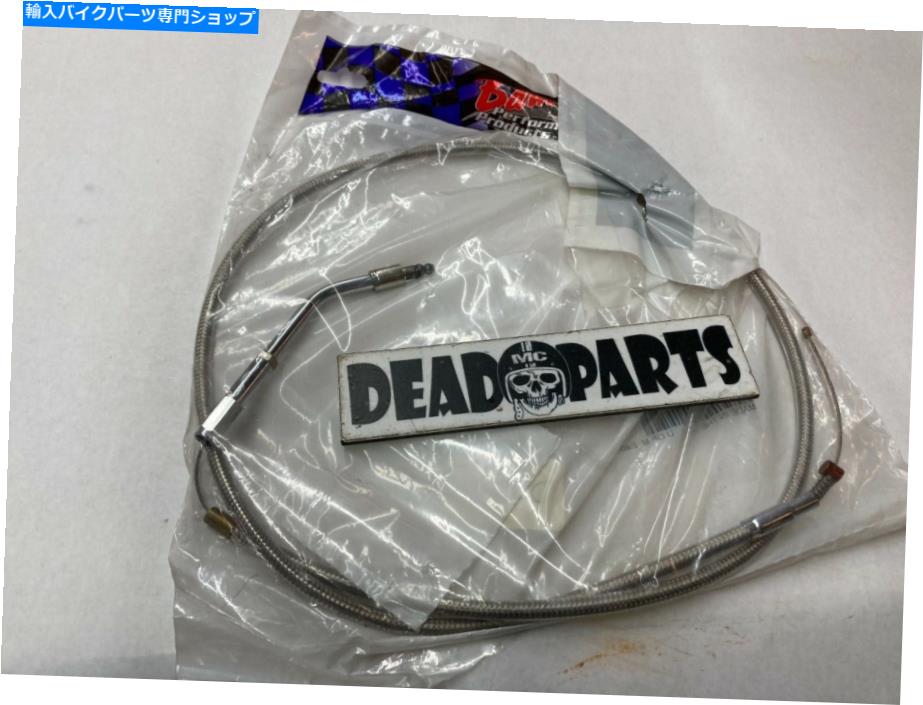 Cables ハーレーバーネットステンレス305-96SCアイドルケーブルDS224096 Harley Barnett stainless 305-96sc idle cable ds224096【並行輸入品】