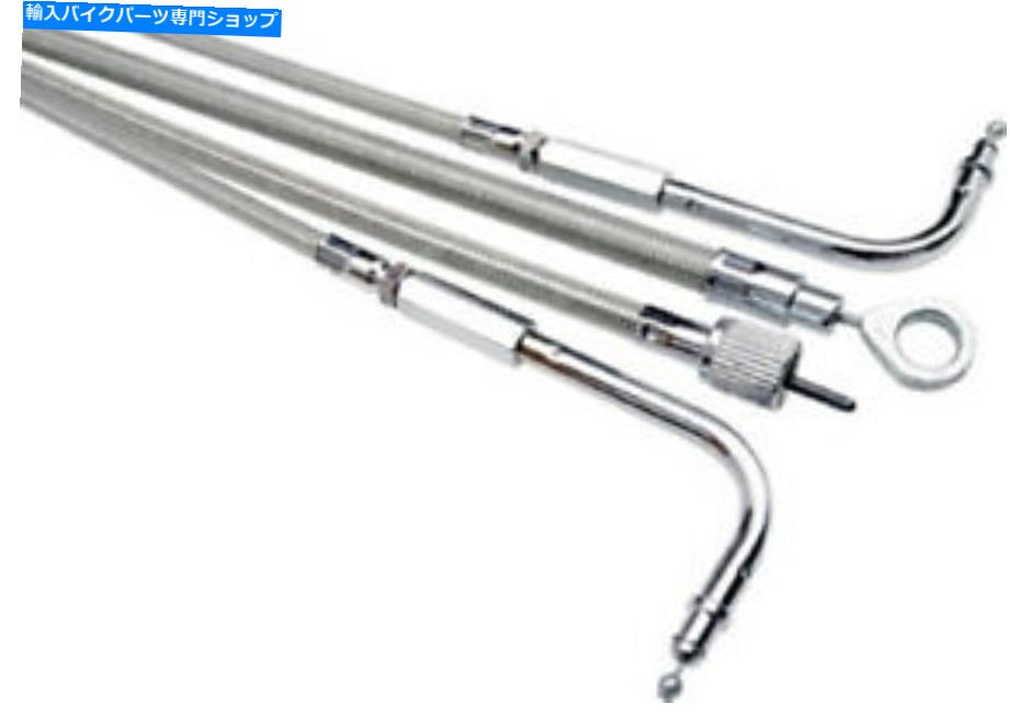 Cables モーションプロアーマーコートステンレス鋼スロットルケーブル66-0385 Motion Pro Armor Coat Stainless Steel Throttle Cable 66-0385【並行輸入品】