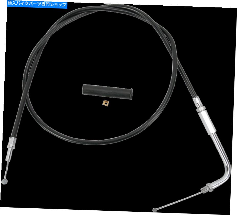 Cables カスタムハンドルバー39-1/2インチ用のブラックビニールスロットルケーブルをドラッグスペシャリティ。 Drag Specialties Black Vinyl Throttle Cable for Custom Handlebars 39-1/2in.【並行輸入品】 38,396円