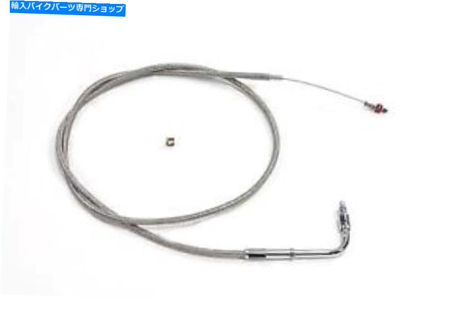 Cables 39編組ステンレス鋼のアイドルケーブルは、ハーレーダビッドソンに適合します 39 Braided Stainless Steel Idle Cable fits Harley-Davidson【並行輸入品】