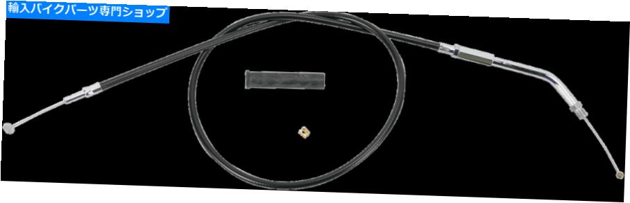 Cables ハーレーブラックビニールスロットルケーブル31 3/4インチ。 0650-0351 Harley Black Vinyl Throttle Cable 31 3/4in. 0650-0351【並行輸入品】