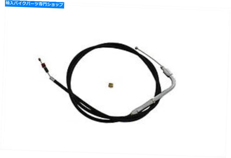 Cables 42.75のケーシングを備えた黒いアイドルケーブルは、ハーレーダビッドソンに適合します Black Idle Cable with 42.75 Casing fits Harley-Davidson【並行輸入品】