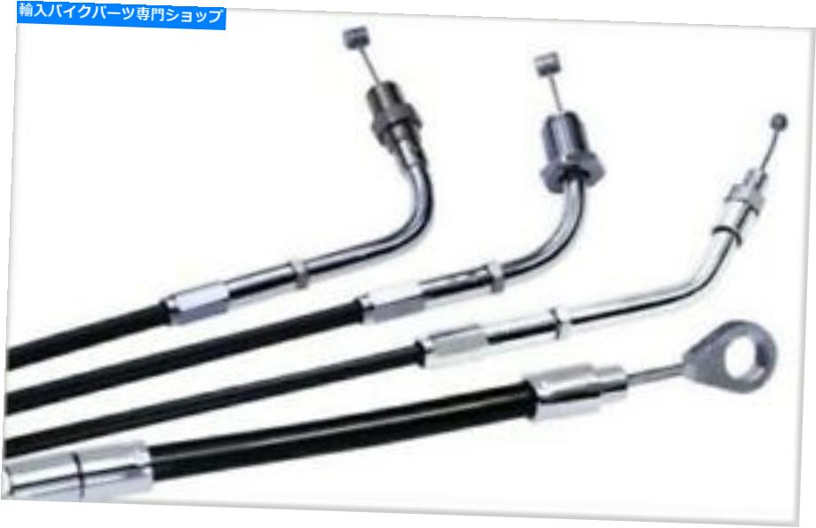 Cables バーネット101-30-30018ハーレーデビッドソンスロットルケーブル - ブラックストック Barnett 101-30-30018 Harley Davidson Throttle Cable- Black Stock【並行輸入品】