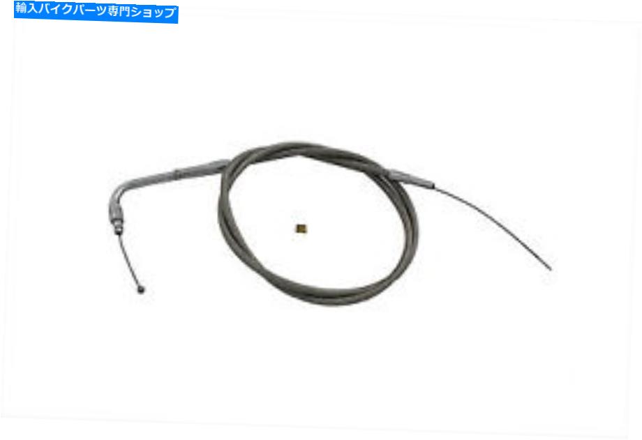 Cables 38編組ステンレス鋼スロットルケーブルは、ハーレーダビッドソンに適合します 38 Braided Stainless Steel Throttle Cable fits Harley-Davidson【並行輸入品】