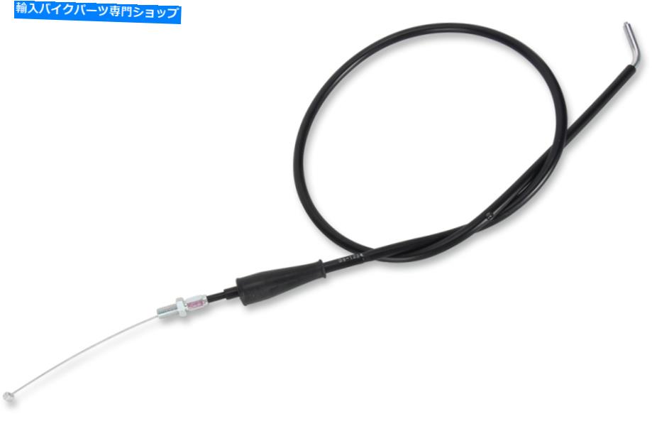 Cables スズキRM250 1982-92 1995-96用のムースレーシングブラックビニールスロットルプルケーブル Moose Racing Black Vinyl Throttle Pull Cable for Suzuki RM250 1982-92 1995-96【並行輸入品】