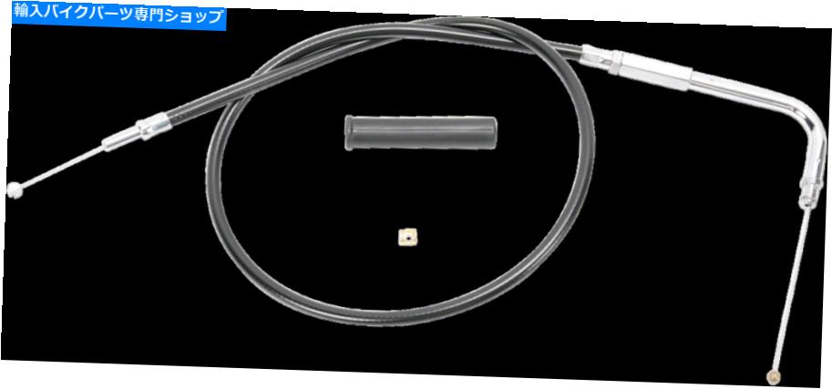 Cables ドラッグスペシャリティブラックビニールスロットルケーブル0650-0345 Drag Specialties Black Vinyl Throttle Cable 0650-0345【並行輸入品】