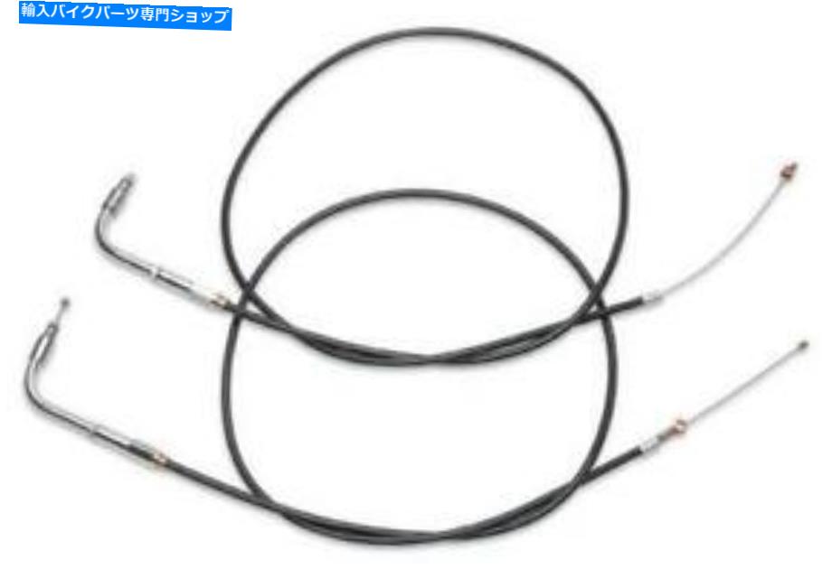 Cables バーネット101-30-40008ハーレーデビッドソンアイドルケーブル - ブラックストック Barnett 101-30-40008 Harley Davidson Idle Cable- Black Stock【並行輸入品】