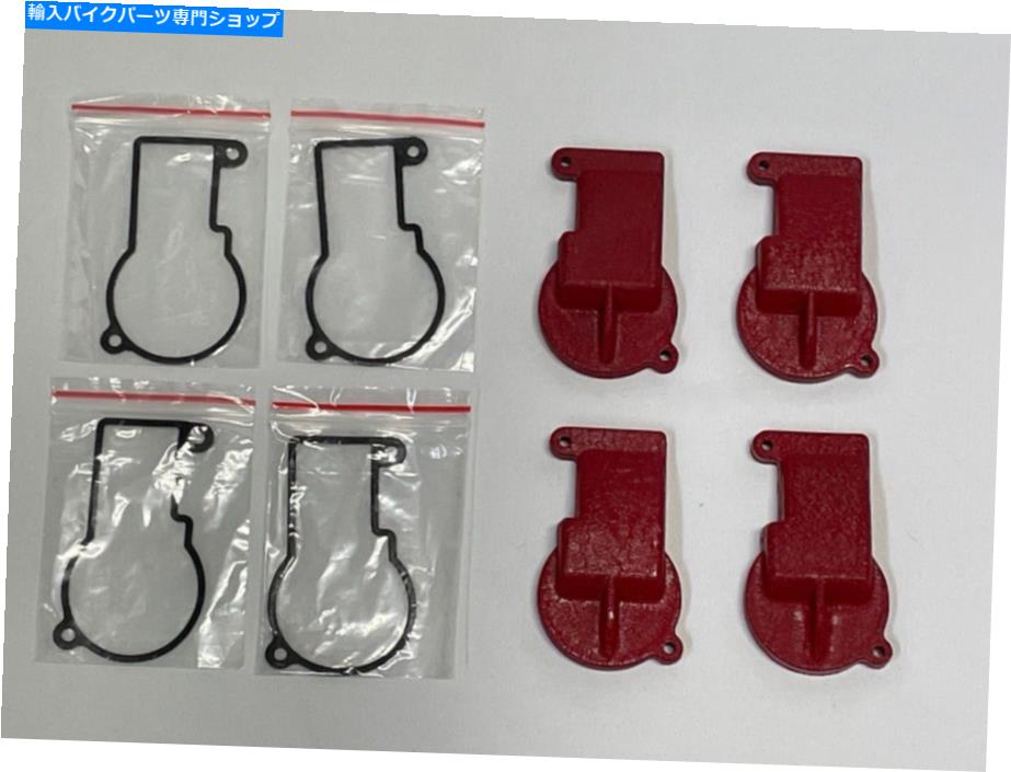 Carburetor Part A021 Keihin CRキャブレタートップカバー赤色の結晶絵画（コーティング） /アルミニウム A021 KEIHIN CR CARBURETOR TOP COVER RED Crystalline painting(coating) /aluminum【並行輸入品】