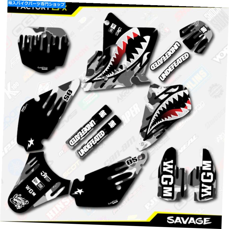 Graphics decal kit グレーサベージレーシンググラフィックスキットは01-21スズキRM85 RM 85レーシングデカール Gray Savage Racing Graphics Kit fits 01-21 Suzuki RM85 RM 85 Racing Decal【並行輸入品】 40,469円