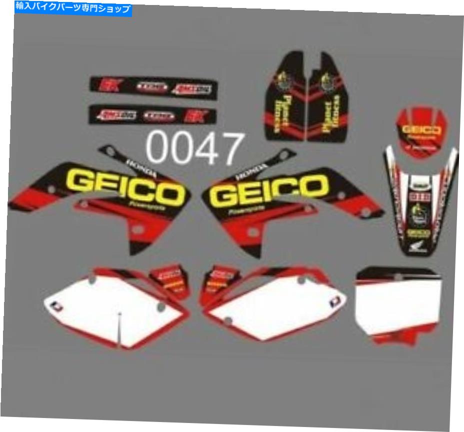 Graphics decal kit チームGEICOグラフィックデカールステッカーキットホンダCRF150R CRF液体冷却V DE54 TEAM GEICO GRAPHICS DECAL STICKERS KIT HONDA CRF150R CRF LIQUID COOLED V DE54【並行輸入品】