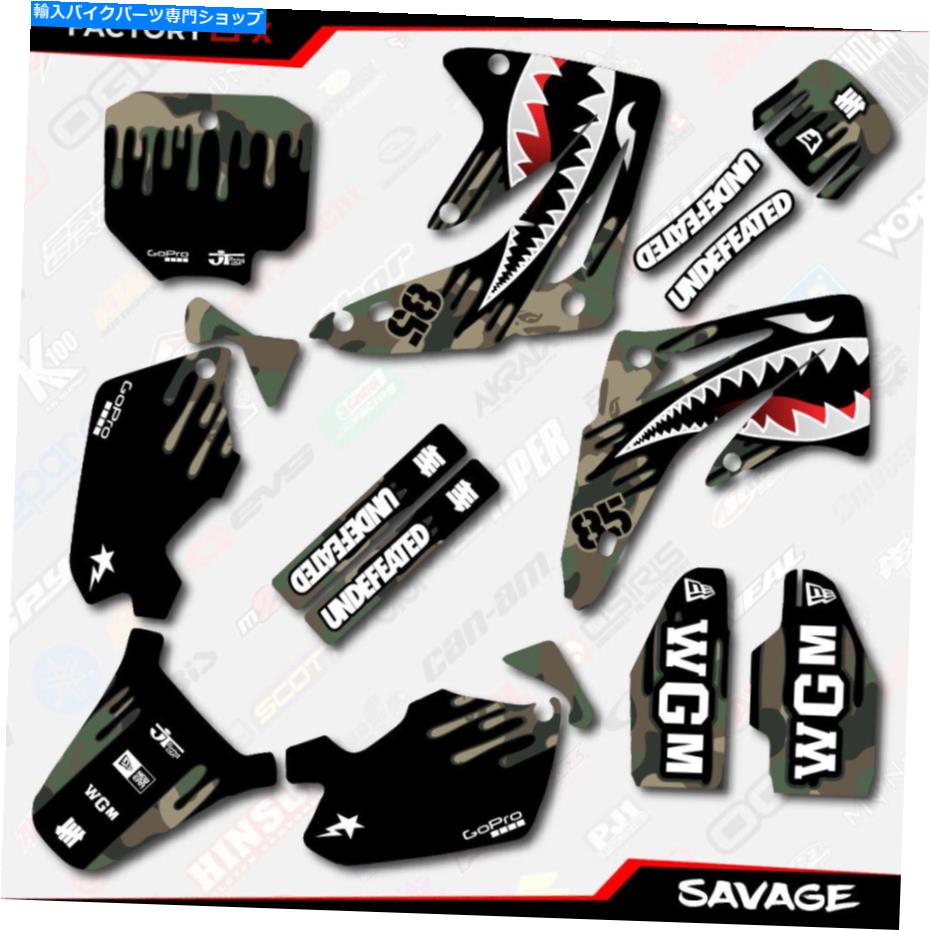 Graphics decal kit Woodland Savage Racing Graphics KitはホンダCR85 03-07 CR 85デカール2003-2007に適合します Woodland Savage Racing Graphics Kit fits Honda Cr85 03-07 CR 85 Decal 2003-2007【並行輸入品】