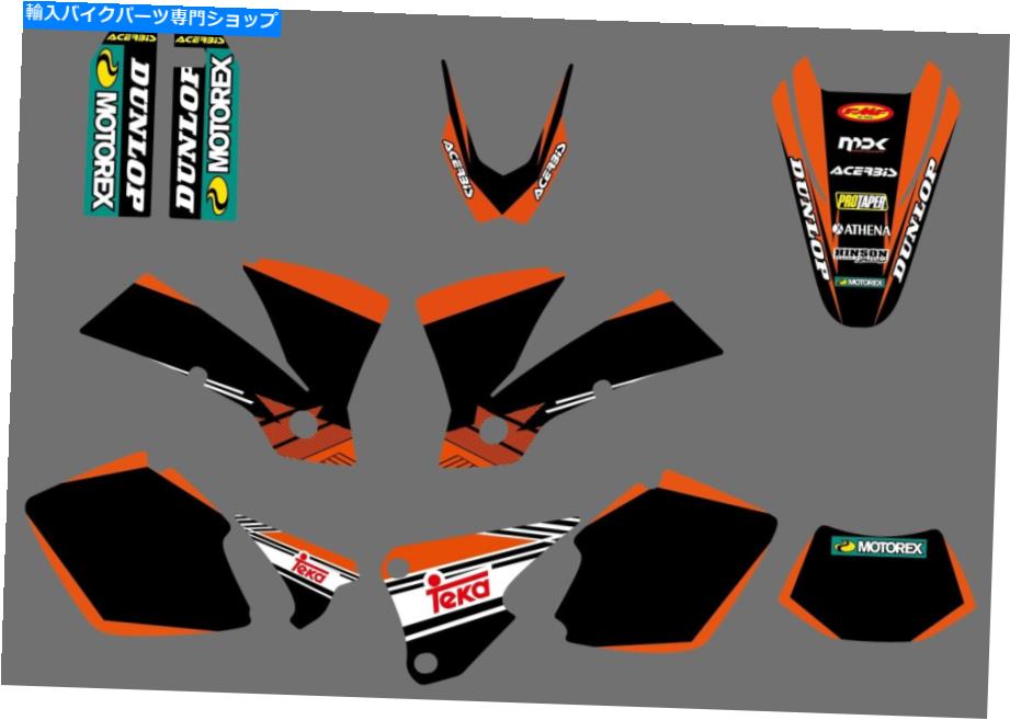 Graphics decal kit 2003 KTM exc 125 150 200 250 300 400 450 500 525グラフィックキットデカールステッカー 2003 For KTM EXC 125 150 200 250 300 400 450 500 525 Graphics Kit Decal Stickers【並行輸入品】 39,397円
