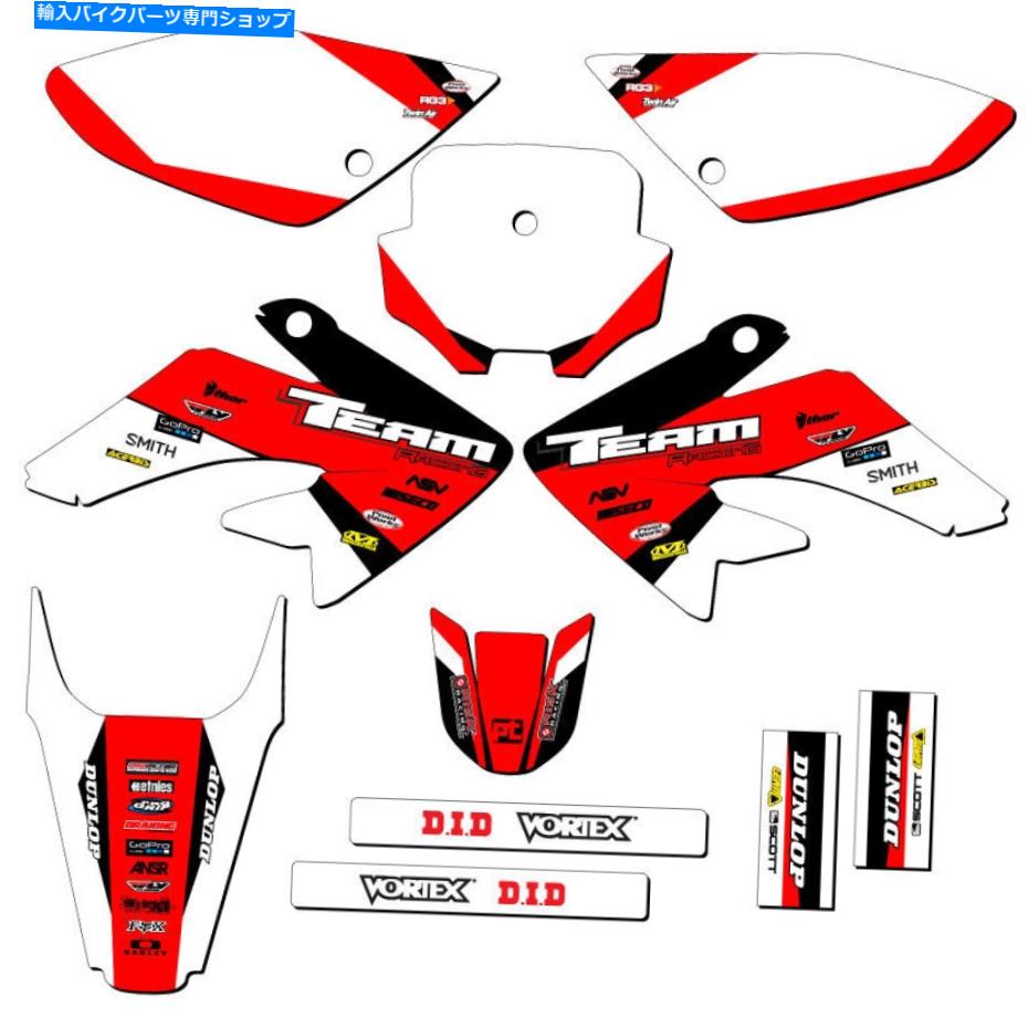 Graphics decal kit 2004-2010 Honda CRF 80 100グラフィックキットデカール2009年2008 2007 2006 2005 2004-2010 HONDA CRF 80 100 GRAPHICS KIT DECALS DECO 2009 2008 2007 2006 2005【並行輸入品】