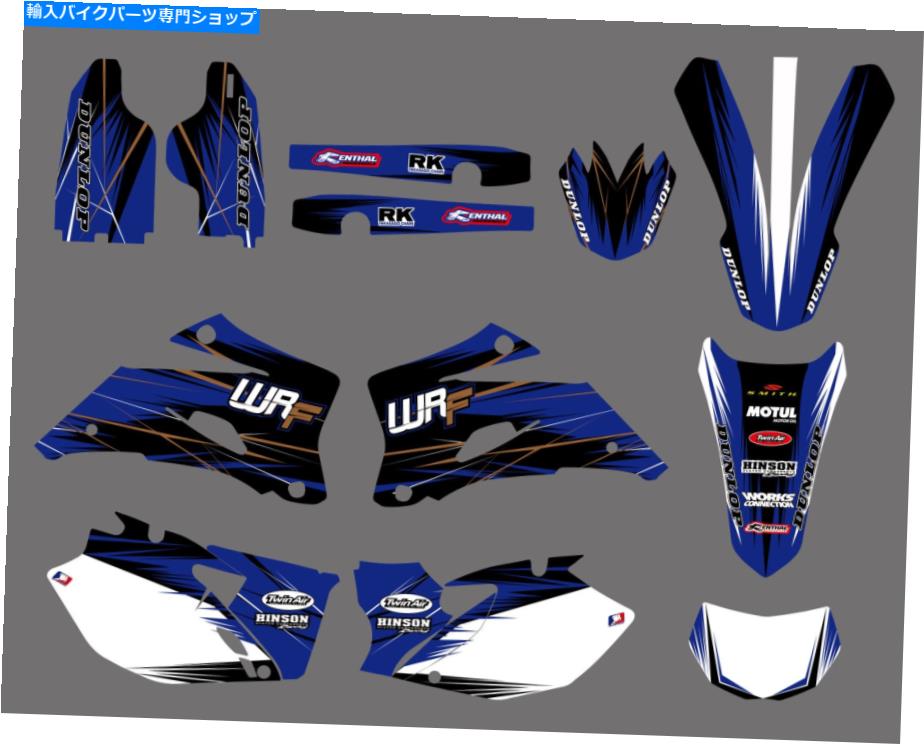 Graphics decal kit Yamaha WR250F WR450F WRF 250 450 2007 08 09 10 2011のチームグラフィックデカールキットキット Team Graphics Decals Kit For Yamaha WR250F WR450F WRF 250 450 2007 08 09 10 2011【並行輸入品】