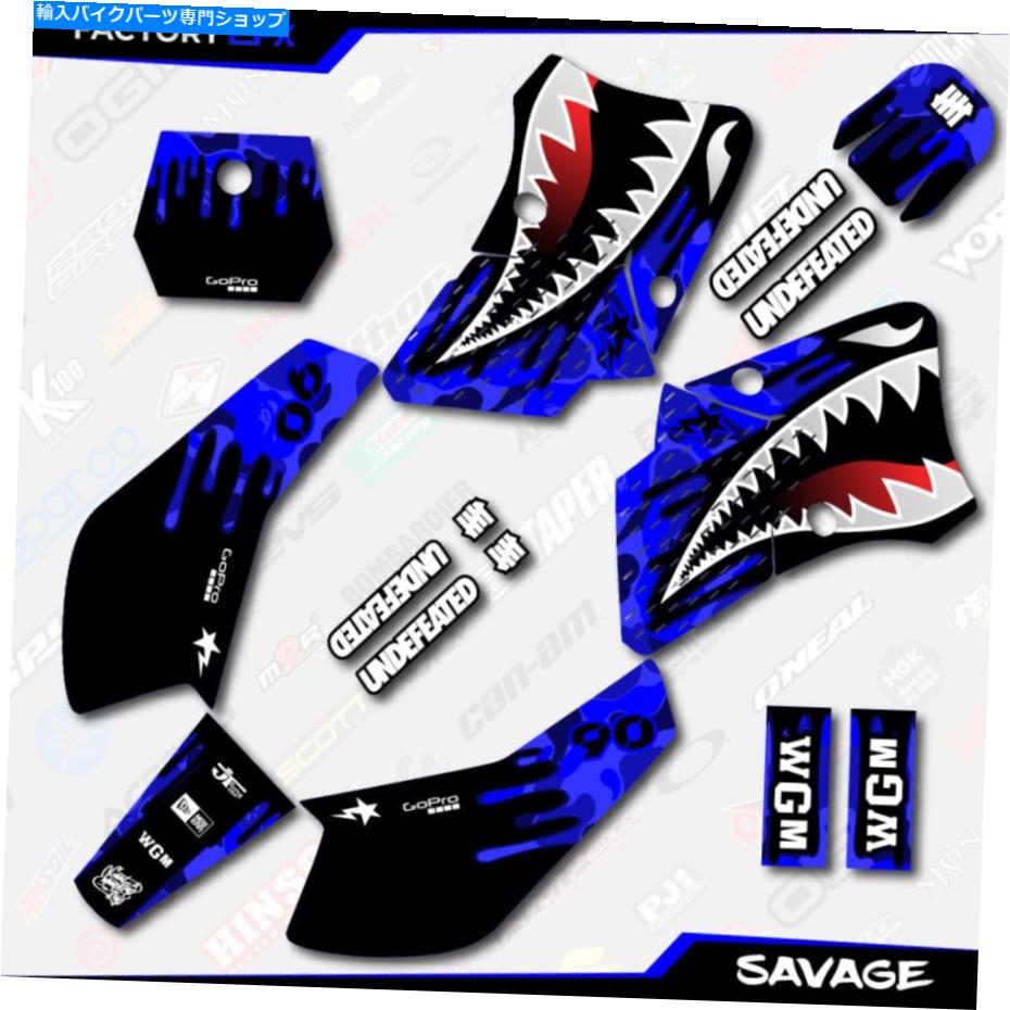 Graphics decal kit ブルーサベージレーシンググラフィックスキットは00-13ヤマハTTR90 TTR 90デカールに適合します Blue Savage Racing Graphics Kit fits 00-13 YAMAHA TTR90 TTR 90 decal【並行輸入品】 38,396円