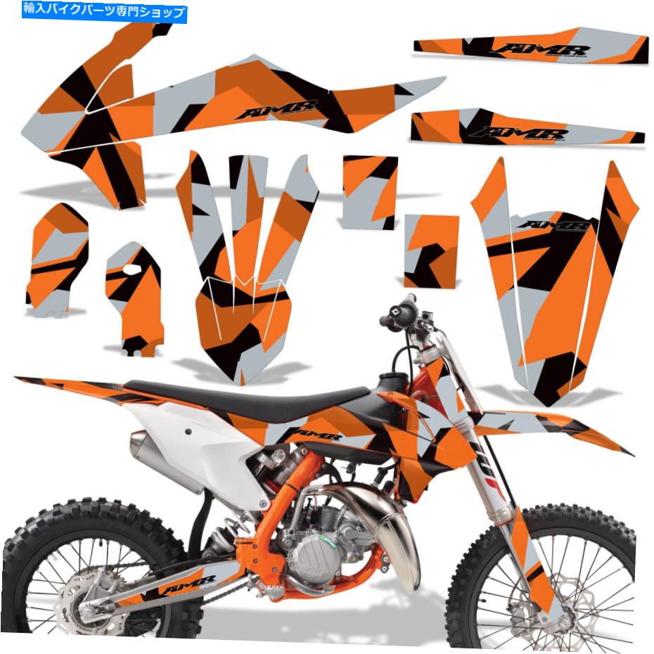 Graphics decal kit KTM SX 85 18-20特殊部隊オレンジのグラフィックキットステッカーデカールラップ Graphics kit Sticker Decal Wrap for KTM SX 85 18-20 SPECIAL FORCES ORANGE【並行輸入品】