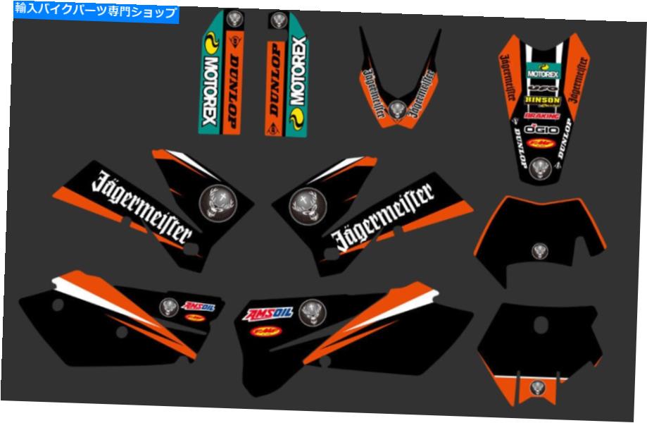 Graphics decal kit KTM SXF MXC SX ECC 2005 2006 2007のチームグラフィックデカールステッカー Team Graphics Decals Stickers For KTM SXF MXC SX EXC 2005 2006 2007【並行輸入品】