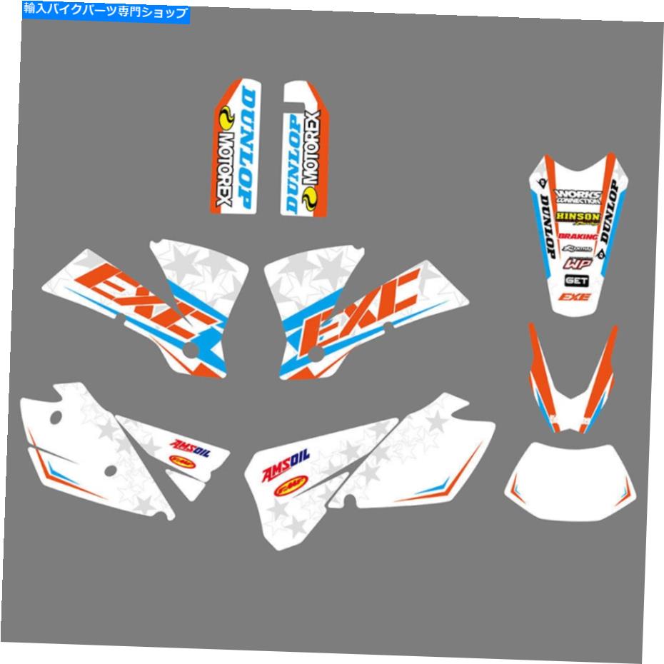 Graphics decal kit MXグラフィックスの背景ktm 125 200 250 300 400 450 525 exc2004のためのキット MX Graphics Backgrounds Decals Kit For KTM 125 200 250 300 400 450 525 EXC 2004【並行輸入品】