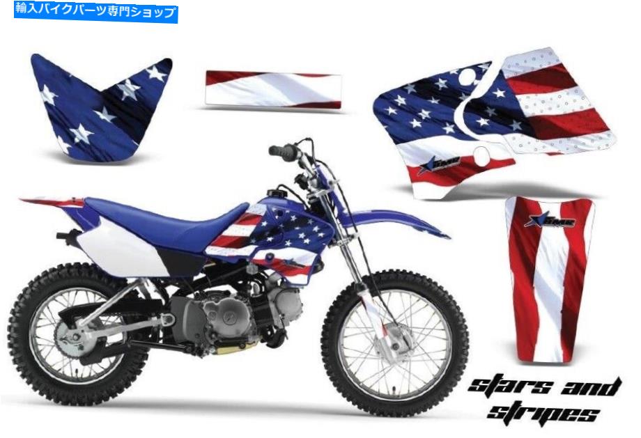 Graphics decal kit ヤマハTTR90 TTR90E 2000-2007 STARS＆ST用のダートバイクグラフィックキットデカールラップ Dirt Bike Graphics Kit Decal Wrap For Yamaha TTR90 TTR90E 2000-2007 Stars & ST【並行輸入品】