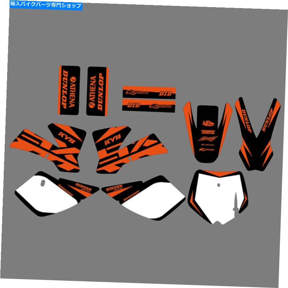 Graphics decal kit チームグラフィックスの背景ktm 50 sx 2002-2008用のデカールステッカー Team Graphics Backgrounds Decals Stickers For KTM 50 SX 2002-2008【並行輸入品】