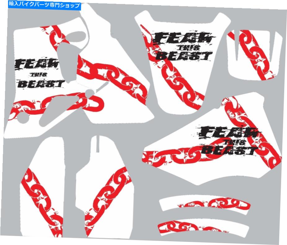 Graphics decal kit 1996年から2002年のグラフィックキットホンダCR80 CR 80シュラウドフェンダーシュラウドデカール Graphic Kit for 1996-2002 Honda CR80 CR 80 Shrouds Fender shroud Decal【並行輸入品】