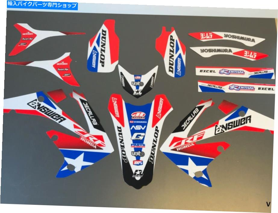 Graphics decal kit Honda CRF 450 2009 -2012 CRF 250 2010-2013グラフィックデカールステッカーdecallab HONDA CRF 450 2009 -2012 CRF 250 2010 - 2013 Graphics Decals Stickers Decallab【並行輸入品】