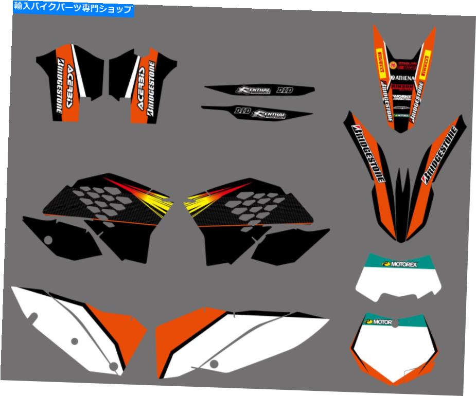 Graphics decal kit ProグラフィックスキットデカールKTM 450 EXC 2008-2011 530EXC 2009 2010のステッカー Pro Graphics Kit Decals Stickers For KTM 450 EXC 2008-2011 530EXC 2009 2010 2011【並行輸入品】