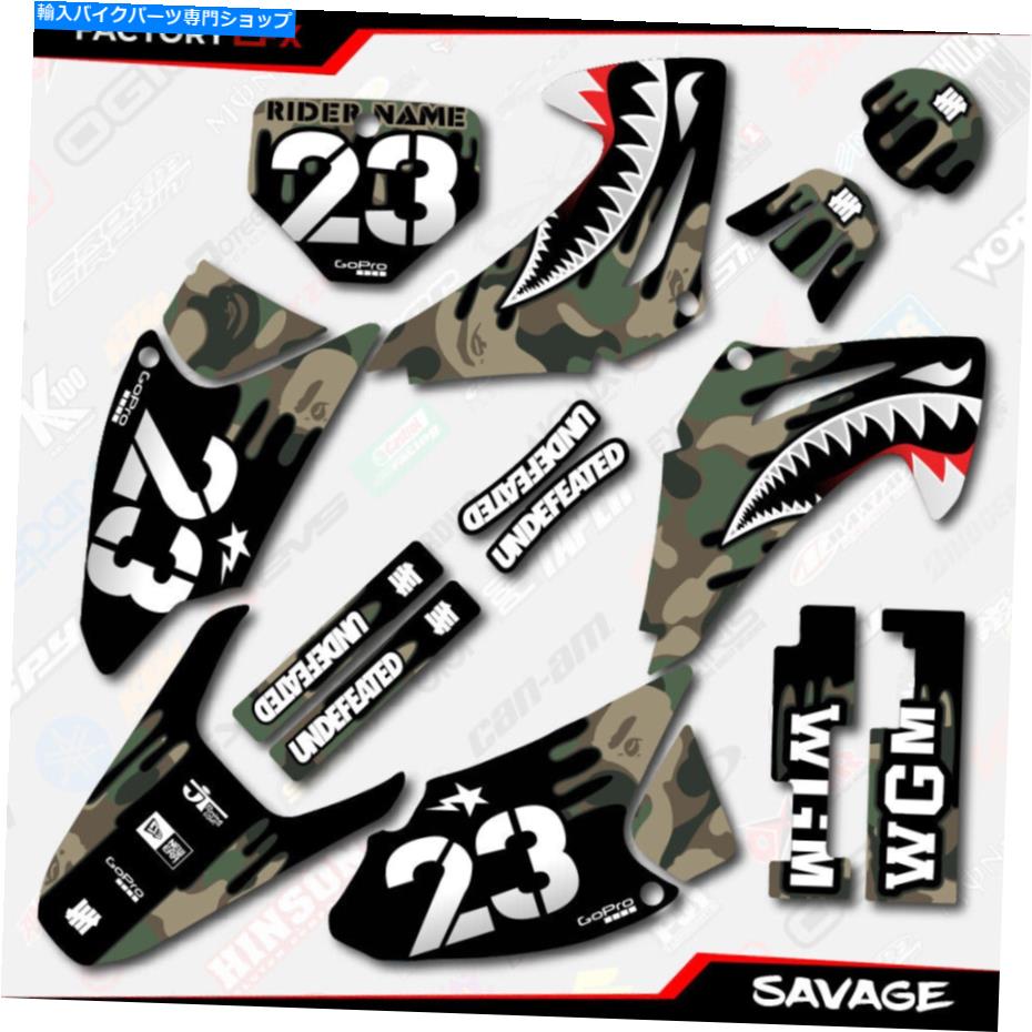 Graphics decal kit ウッドランドカモサベージレーシンググラフィックキットはホンダCRF230 03-07 CRF 230デカールに適合します Woodland Camo Savage Racing Graphics Kit fits Honda CRF230 03-07 CRF 230 Decals【並行輸入品】 40,469円