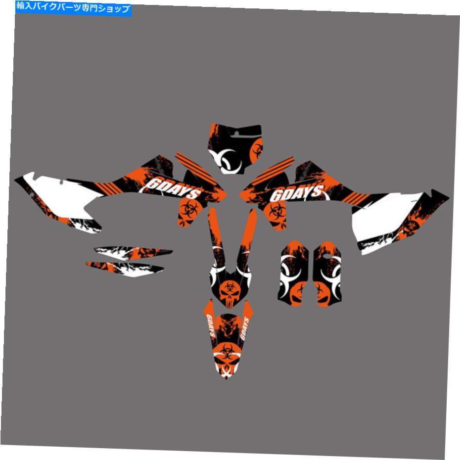 Graphics decal kit チームグラフィックスの背景KTMのステッカーデカール250 350 450 SX SXF 2016-2018 Team Graphics Backgrounds Decals Stickers For KTM 250 350 450 SX SXF 2016-2018【並行輸入品】