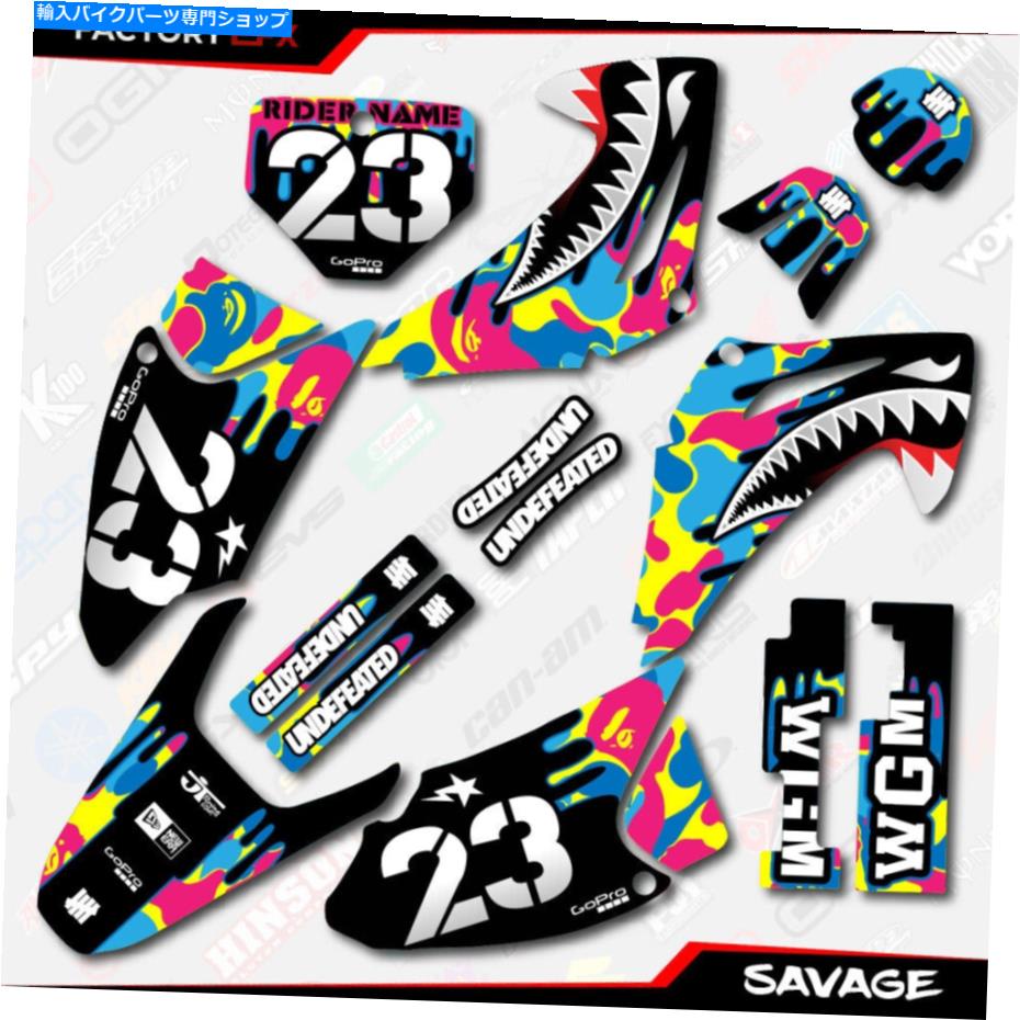 Graphics decal kit CMYK CAMO SAVAGE RACING GRAPHICS KITフィットホンダCRF230 03-07 CRF 230デカール CMYK Camo Savage Racing Graphics Kit fits Honda CRF230 03-07 CRF 230 Decals【並行輸入品】 40,469円