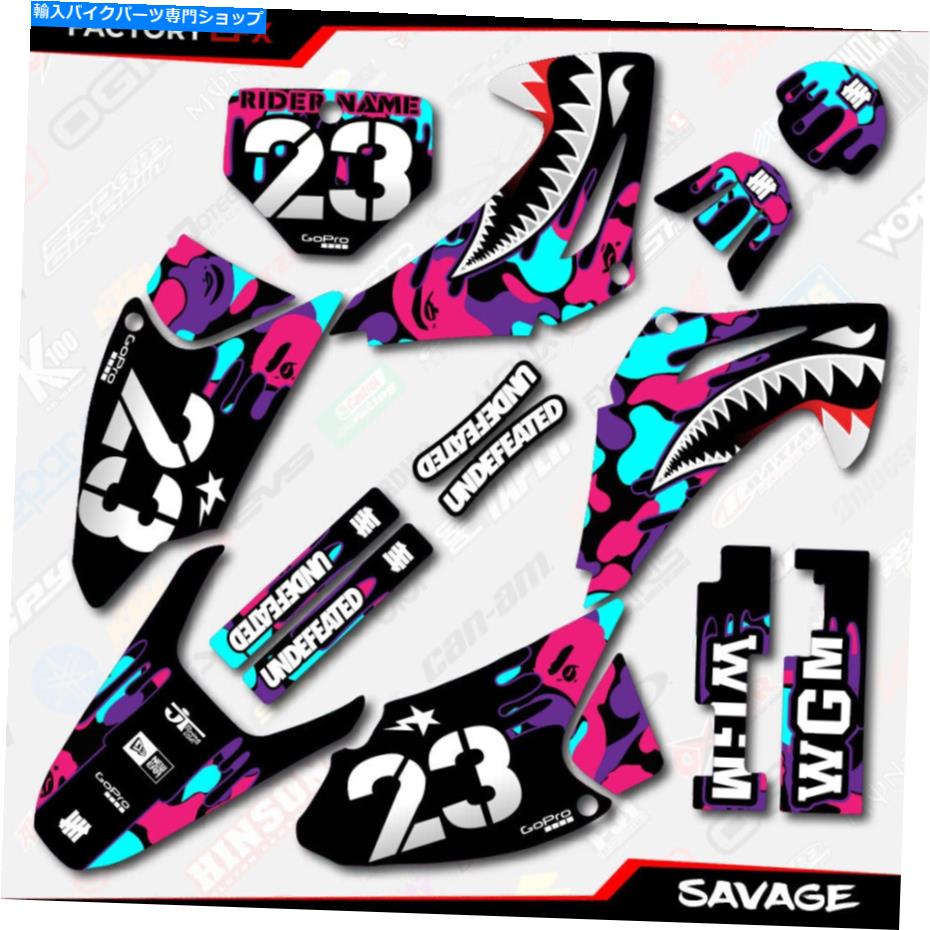 Graphics decal kit Nebula Camo Savage Racing Graphics KitはHonda CRF150 03-07 CRF 150デカールに適合します Nebula Camo Savage Racing Graphics Kit fits Honda CRF150 03-07 CRF 150 Decals【並行輸入品】 40,469円
