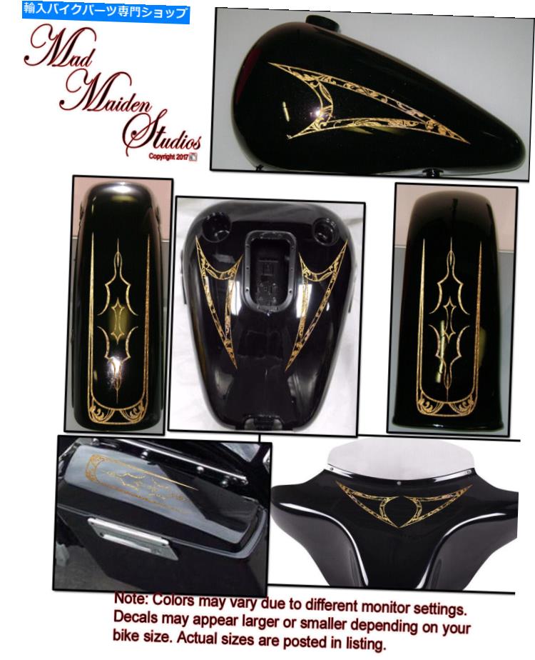 【楽天市場】Graphics decal kit ヤマハ、ハーレー、ホンダ、ビクトリー、スズキ、スズキのオートバイデカールグラフィックス