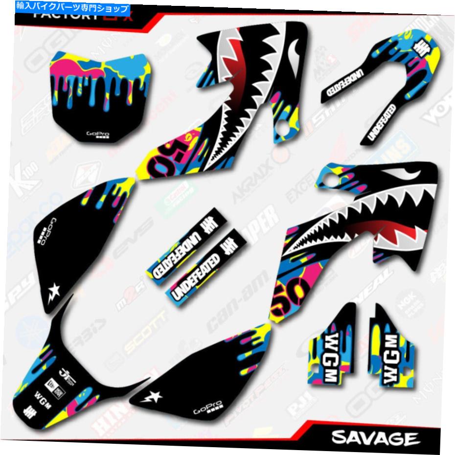 Graphics decal kit CMYK CAMO SAVAGE RACING GRAPHICS KITフィット13-23ホンダCRF50 CRF 50デカール CMYK Camo Savage Racing Graphics kit Fits 13-23 Honda Crf50 CRF 50 Decal【並行輸入品】 38,396円