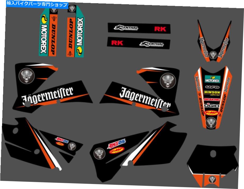 Graphics decal kit Pro Team Graphics Kit DecalsステッカーはKTM SX 200 250 300 450 525 2003 2004に適合します Pro Team Graphics Kit Decals Stickers Fits KTM SX 200 250 300 450 525 2003 2004【並行輸入品】