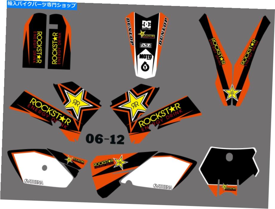 Graphics decal kit チームのグラフィックと背景デカールキットKTM 85 SX SX85 2006 07 08 09 10 11 12 Team Graphics & Backgrounds Decals Kit For KTM 85 SX SX85 2006 07 08 09 10 11 12【並行輸入品】