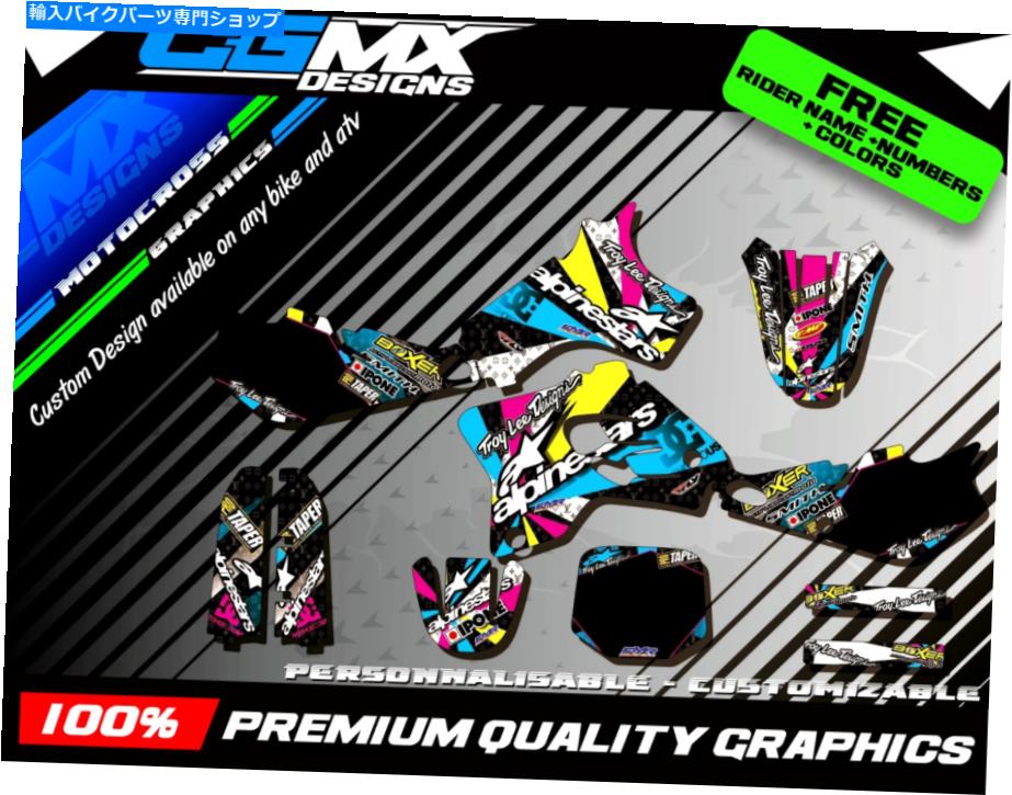 Graphics decal kit YZ 80 Yamaha Alpinestars MotocrossMXATV Quadグラフィックスフルデカールキットデコ YZ 80 YAMAHA alpinestars MOTOCROSS MX ATV QUAD GRAPHICS FULL DECAL KIT DECO【並行輸入品】
