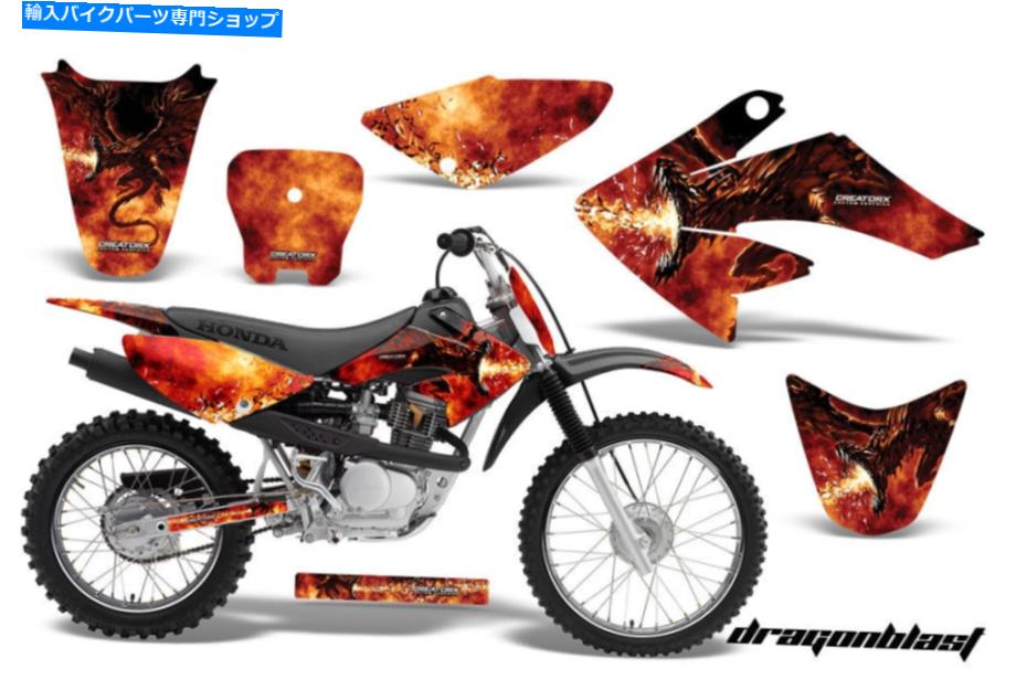 Graphics decal kit Honda CRF 70グラフィックキットデカールCreatorx DragonBlast HONDA CRF 70 GRAPHICS KIT DECALS CREATORX DRAGONBLAST【並行輸入品】