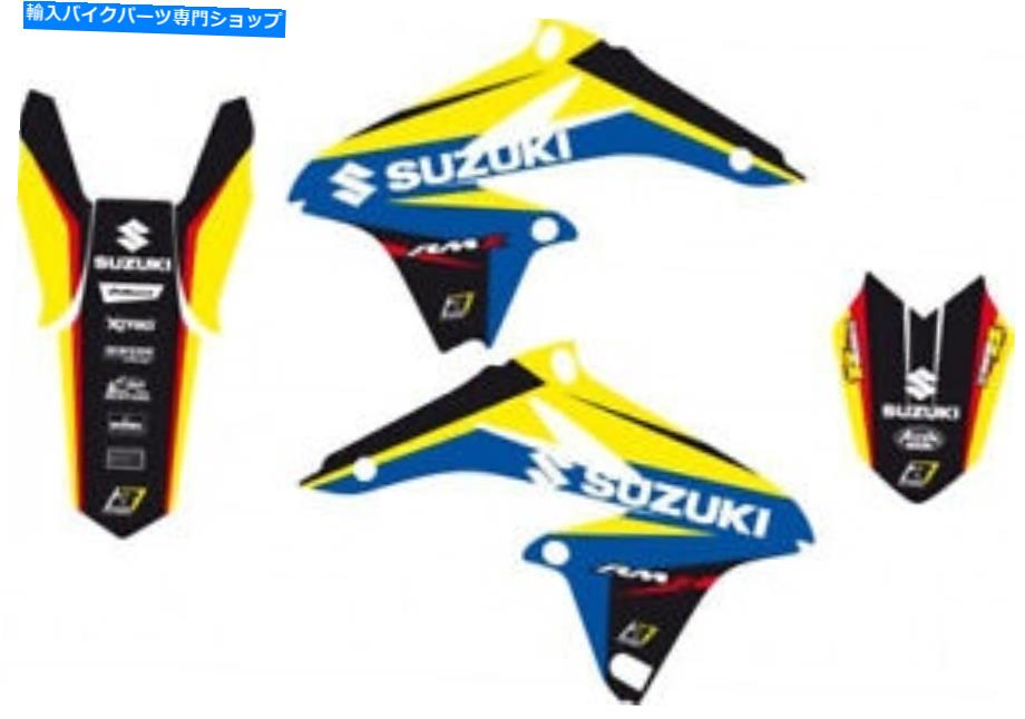 Graphics decal kit ブラックバードステッカーキットグラフィックフィットスズキRMZ250 2010 2012 2012 BLACKBIRD Sticker Kit Graphics Fit Suzuki RMZ250 2010 2011 2012【並行輸入品】